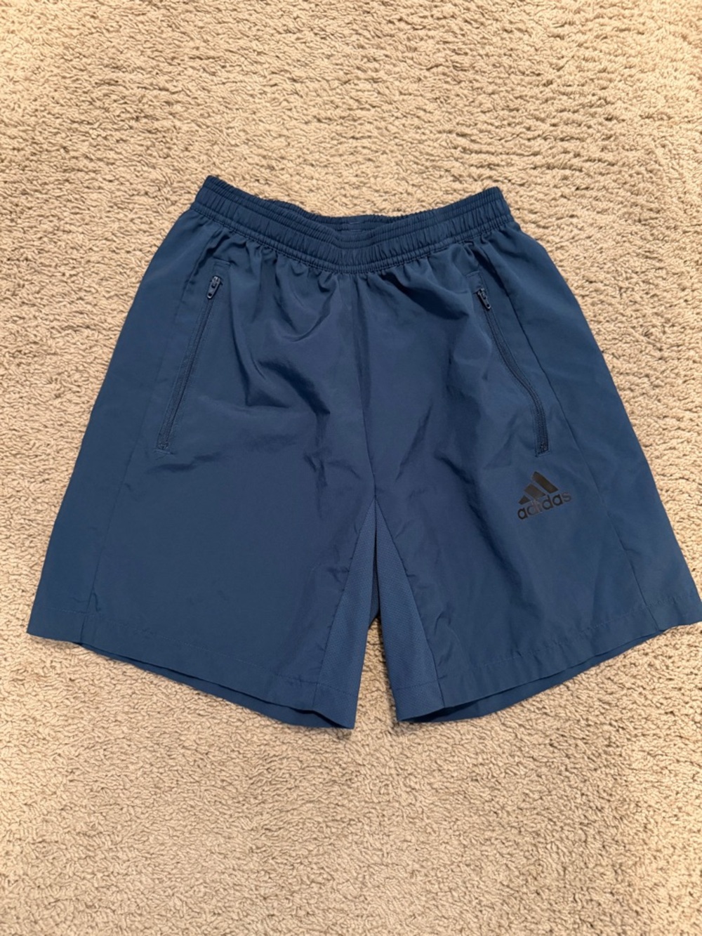 adidas Men's Navy Blue Performance Training Shorts